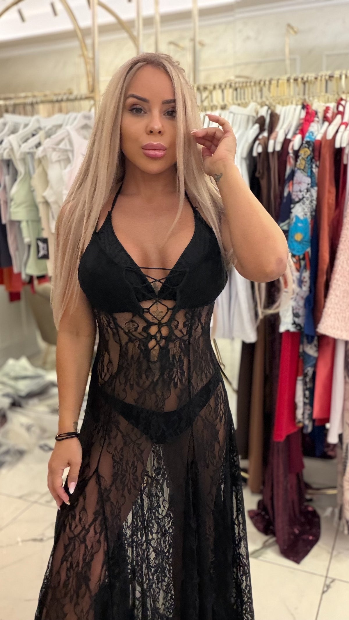 Плажна рокля Black Luxury