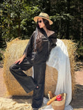 Риза Linen Black