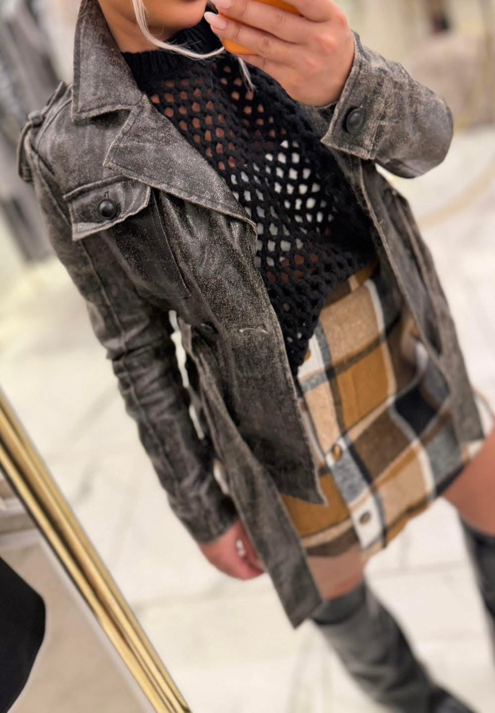 Яке Vintage Leather