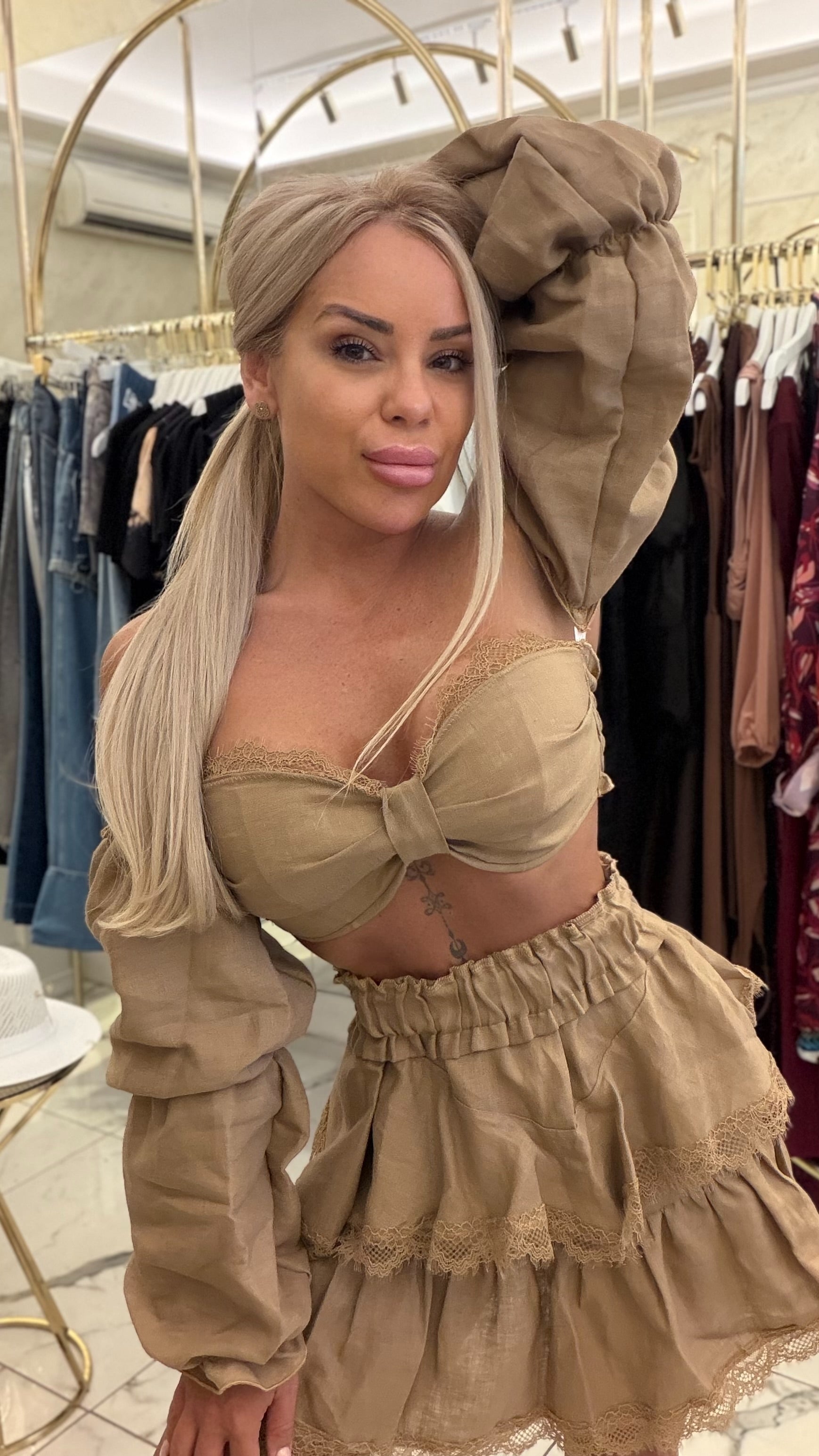 Бюстие Élise Linen Nude