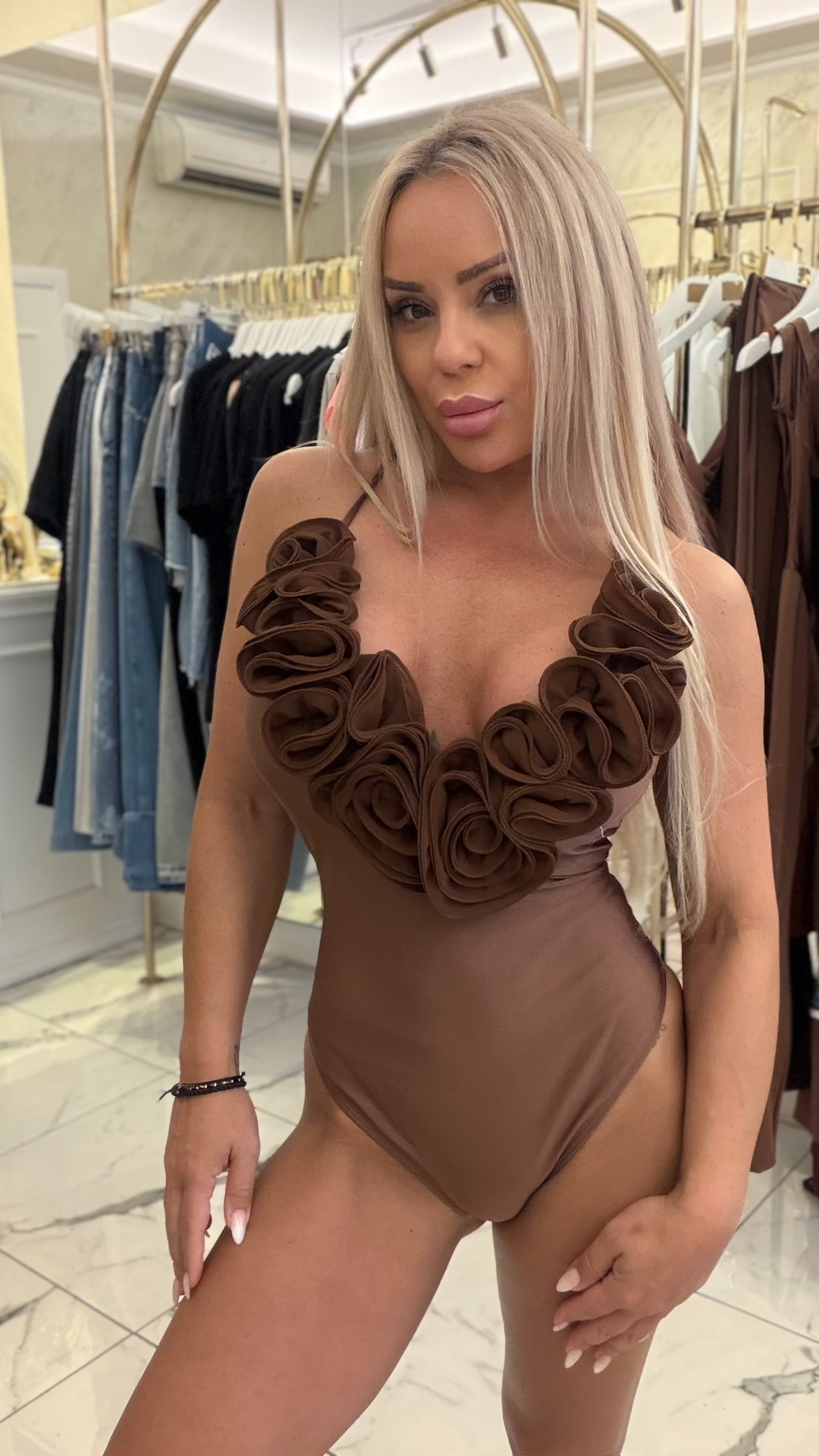 Бански Boujee Brown