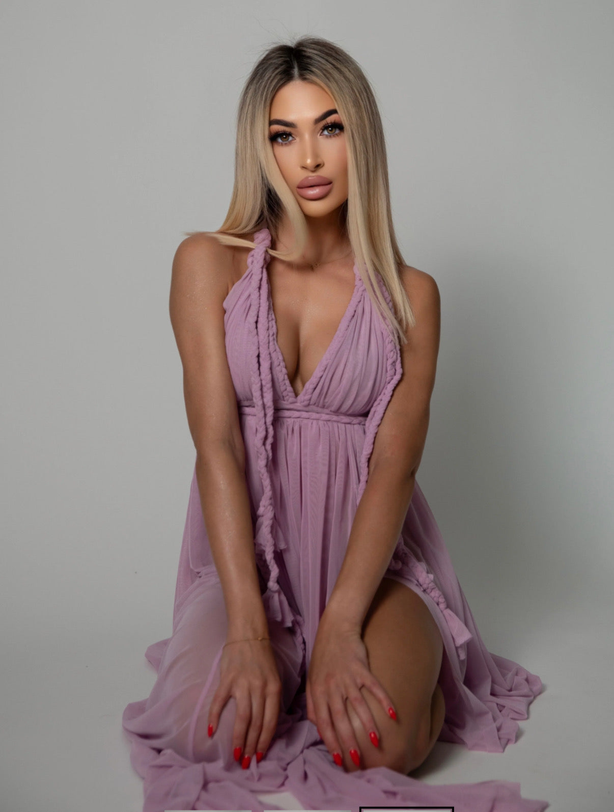 Рокля Purple Beach