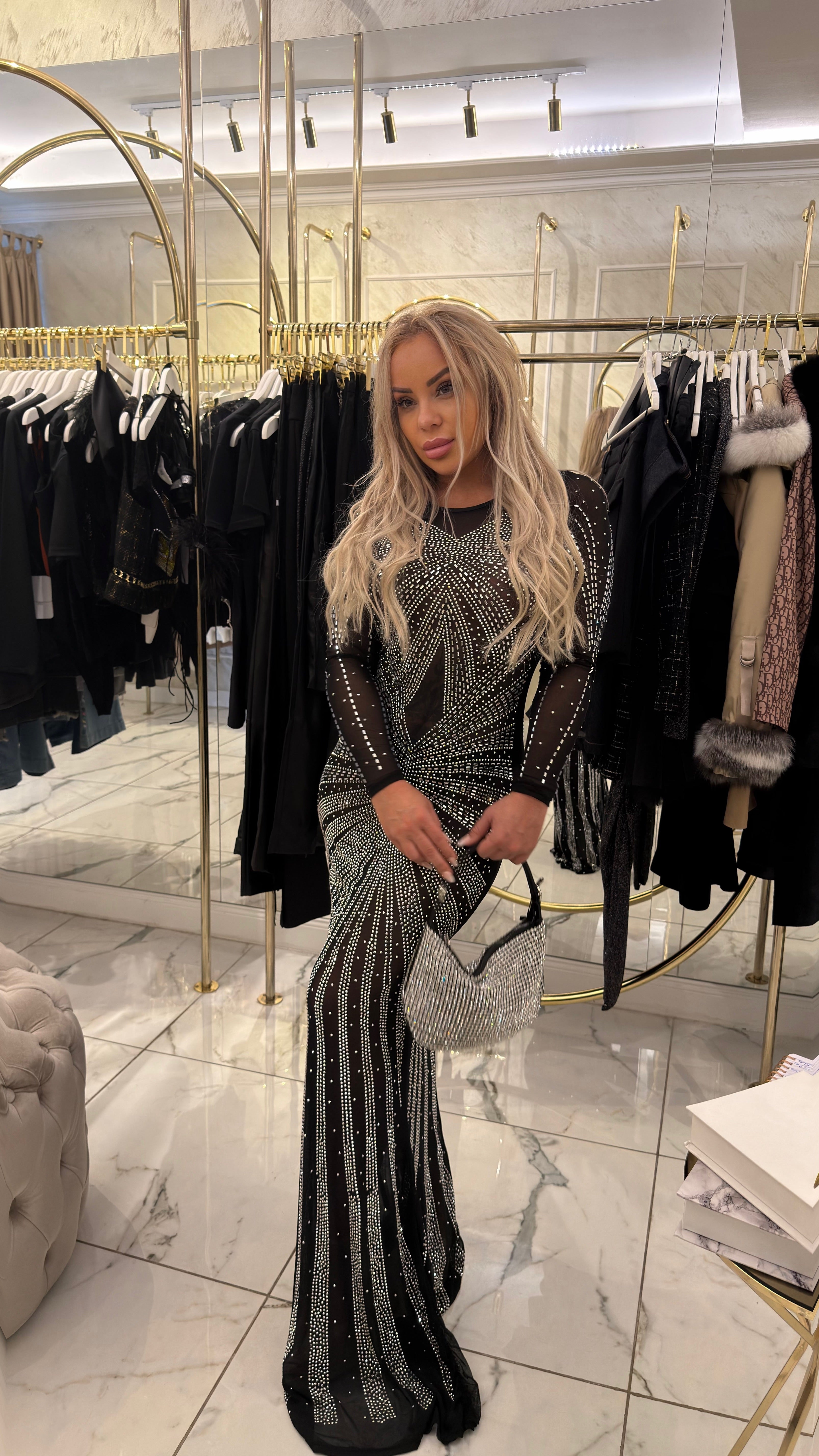Рокля Crystal Night