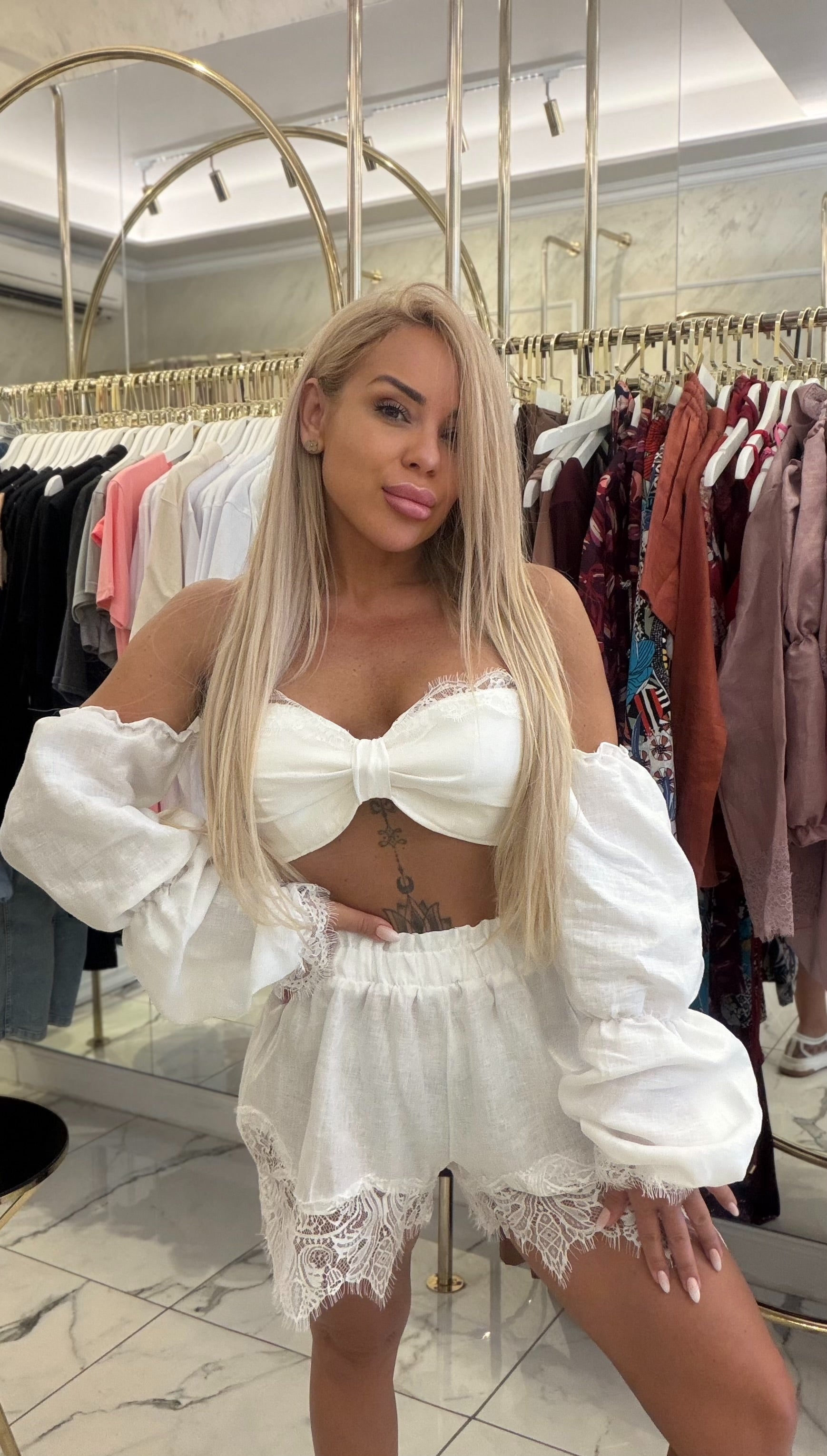 Бюстие Élise Linen White