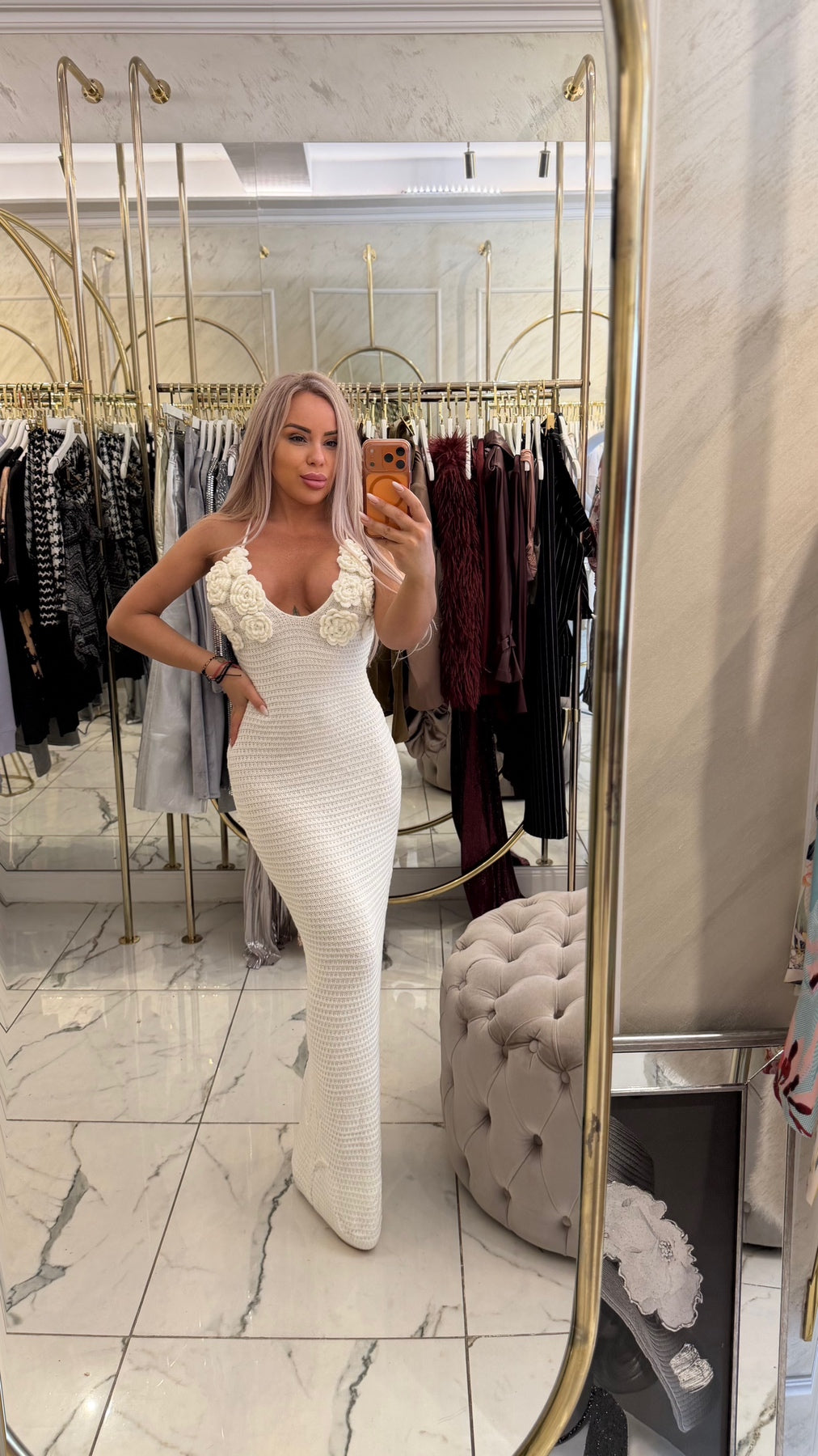 Рокля Ecru Chic Luvéne
