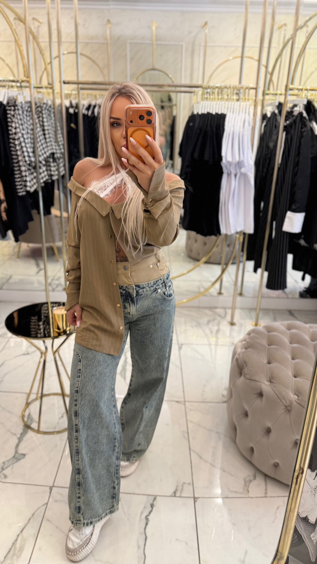 Риза Beige